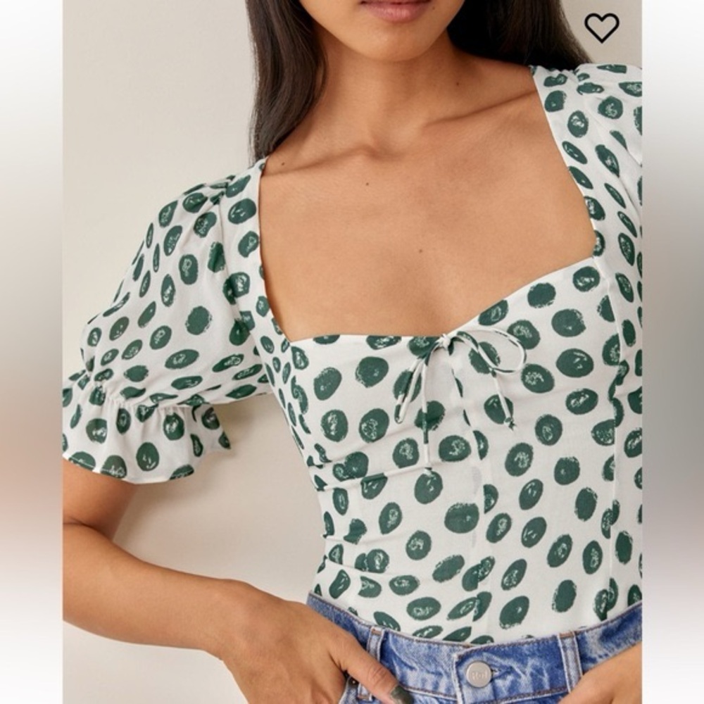 Reformation Delevan Blouse